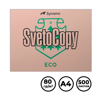 SvetoCopy Eco қағазы, А4, 80 гр/м2, бумада 500 дана / А4 кеңсе қағаздары