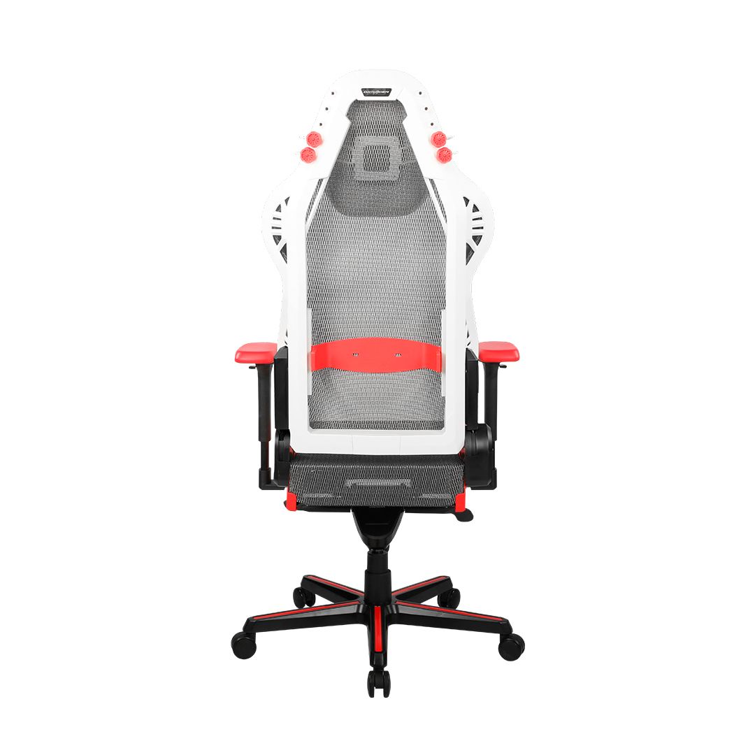 Игровое компьютерное кресло DX Racer AIR/R1S/WRN, сетка, белый, красный, черный