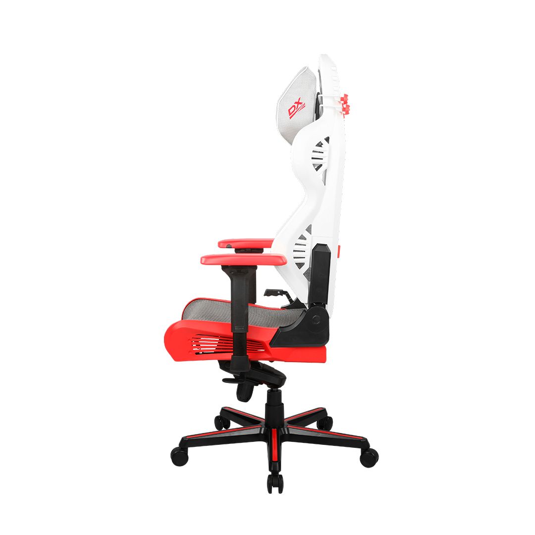 Игровое компьютерное кресло DX Racer AIR/R1S/WRN, сетка, белый, красный, черный