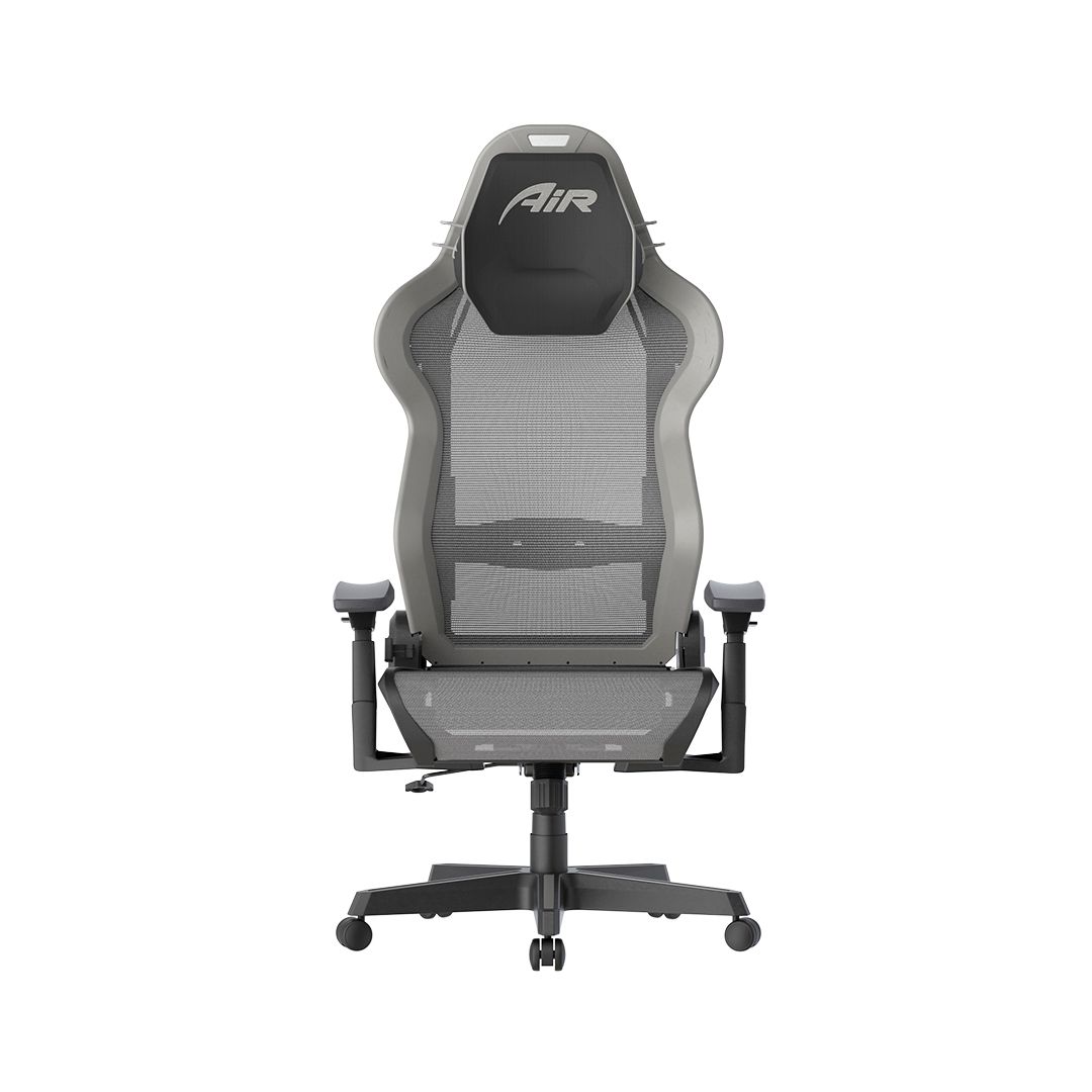 Игровое компьютерное кресло DX Racer AIR/R1S/GN, сетка, серо-черный