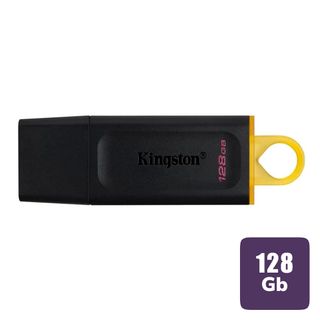 USB-флешка 128 Gb, Kingston "DTX/128GB", USB 3.2, қара / USB-флешкалар