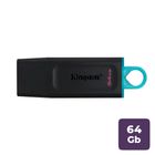 USB-флешка 64 Gb, Kingston "DTX/64GB", USB 3.2, черная