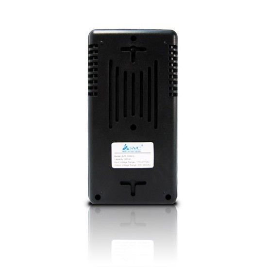 Стабилизатор напряжения SVC AVR-1008-G, 800ВА/480Вт, 4 розетки, черный / Источники бесперебойного питания №3