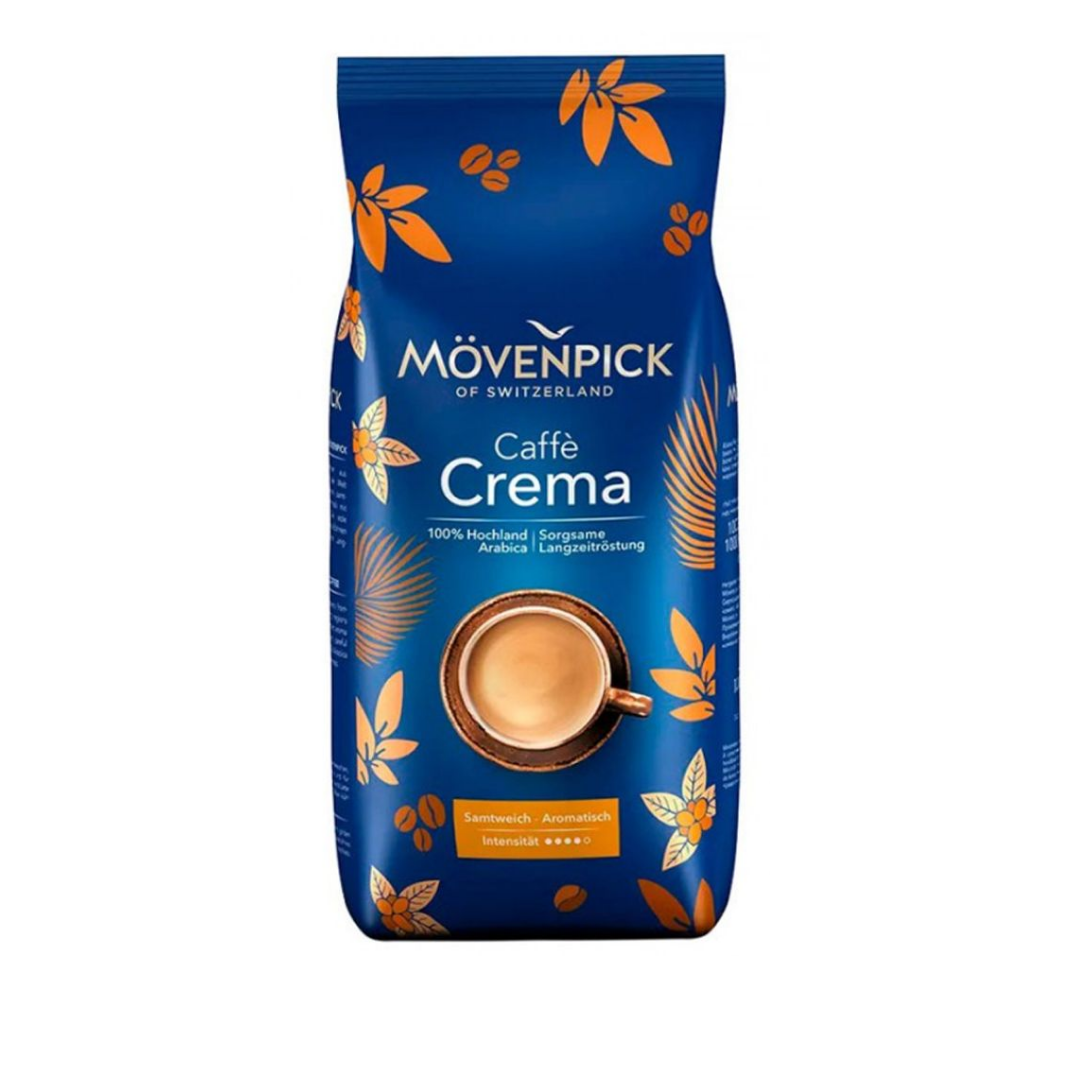 Кофе в зернах Movenpick "Caffe Crema", средняя обжарка, 1000 гр / Кофе зерновой