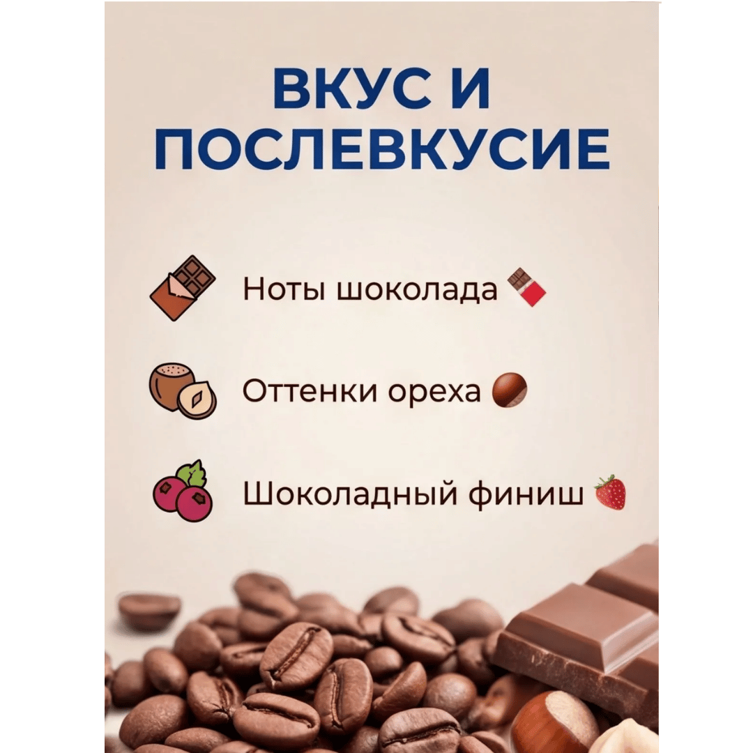 Кофе в зернах Movenpick "Caffe Crema", средняя обжарка, 1000 гр / Кофе зерновой №3