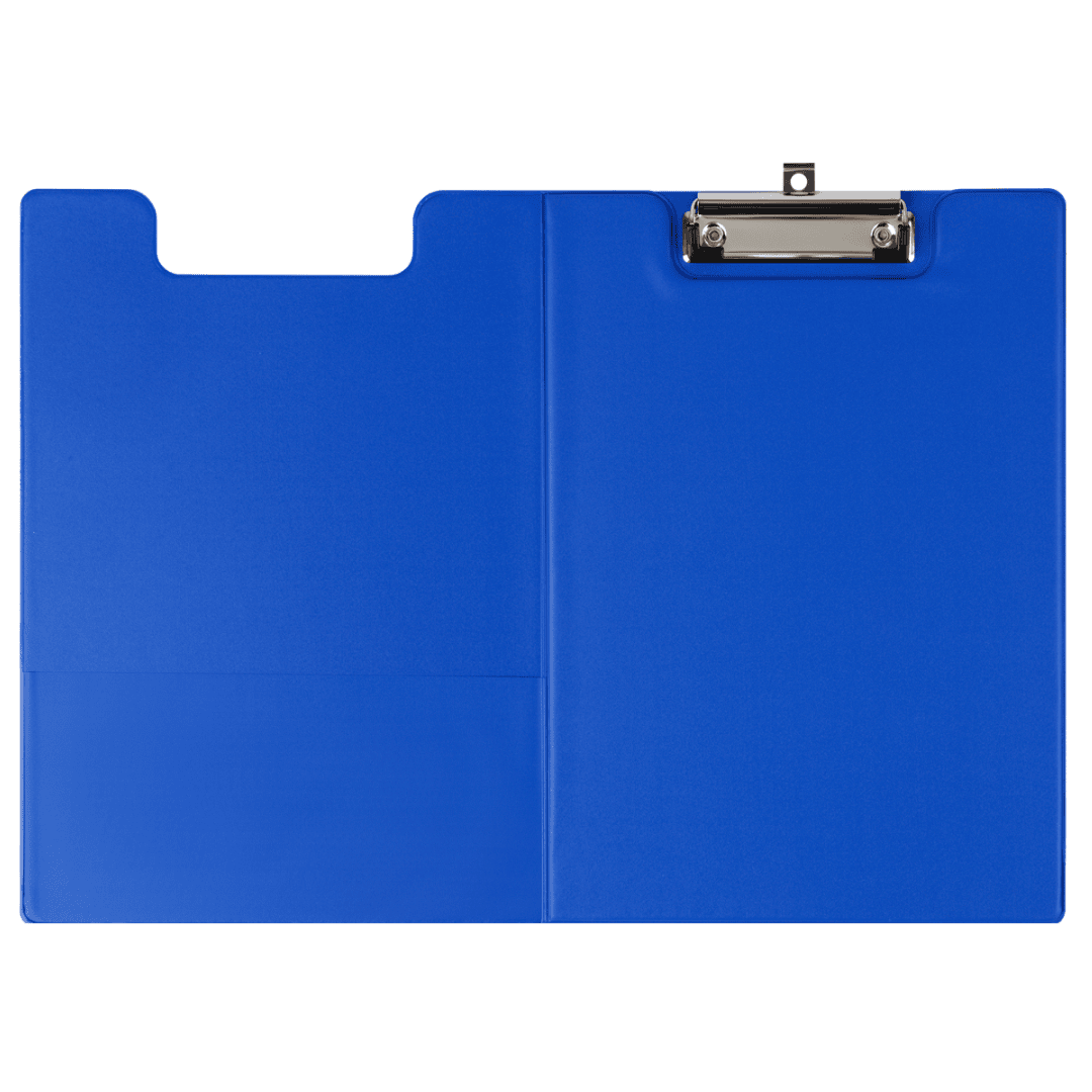 Папка-планшет OfficeSpace, А4, с верхним прижимом и крышкой, синий / Папки-планшеты №3
