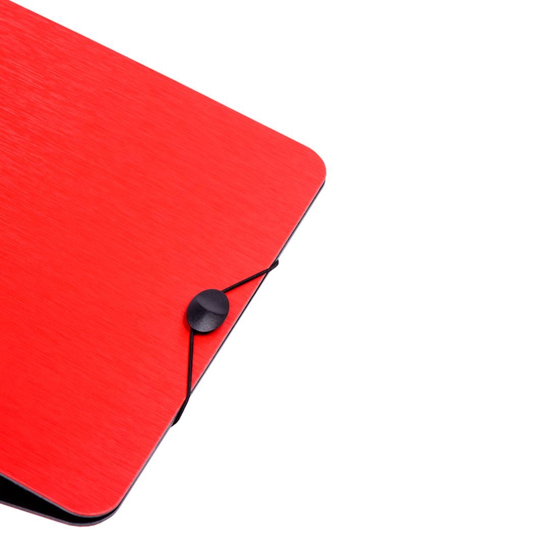 Папка-регистратор Berlingo "Steel&Style", А4, ширина корешка 80 мм, на резинке, красная / Папки регистраторы А4 с шириной корешка 50-80 мм №3