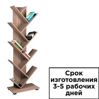 Стеллаж для книг Елка, 600*350*1700 мм / Шкафы