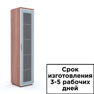 Шкаф для документов со стеклянными дверцами ШС-3, 450*430*1820 мм / Шкафы