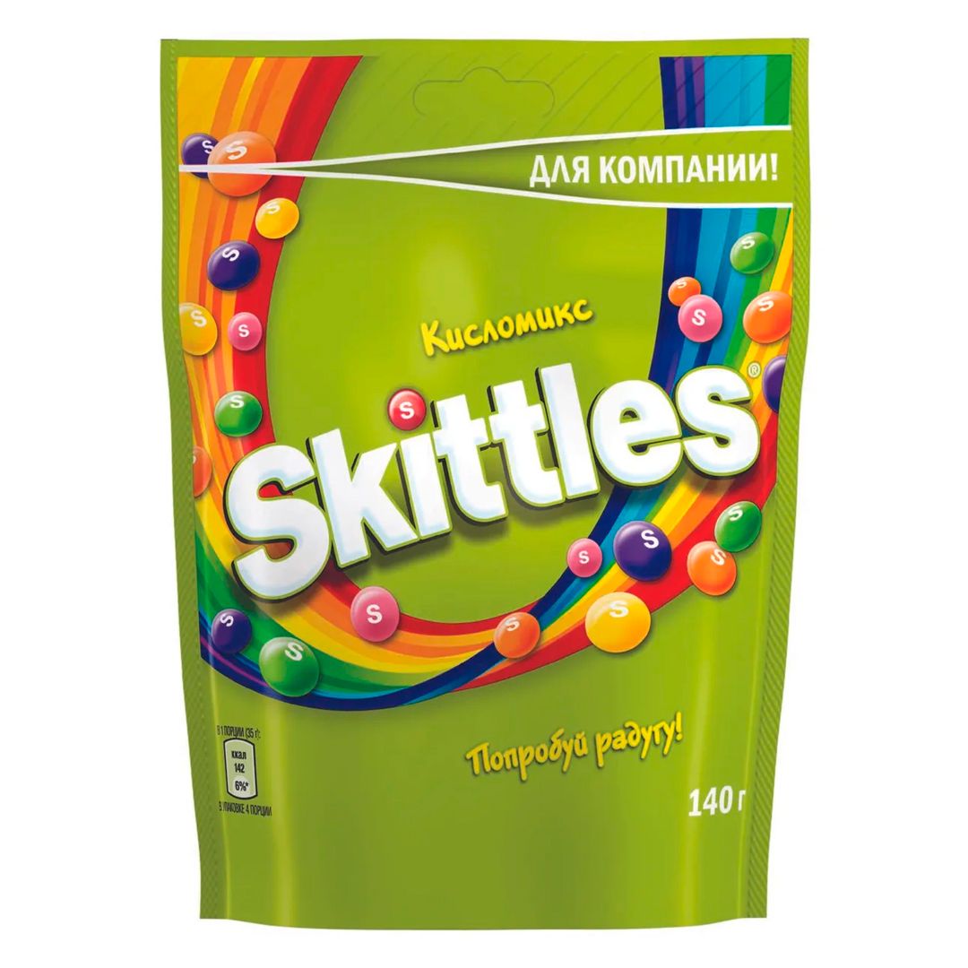 Драже Skittles "Кисломикс", 140 гр / Конфеты