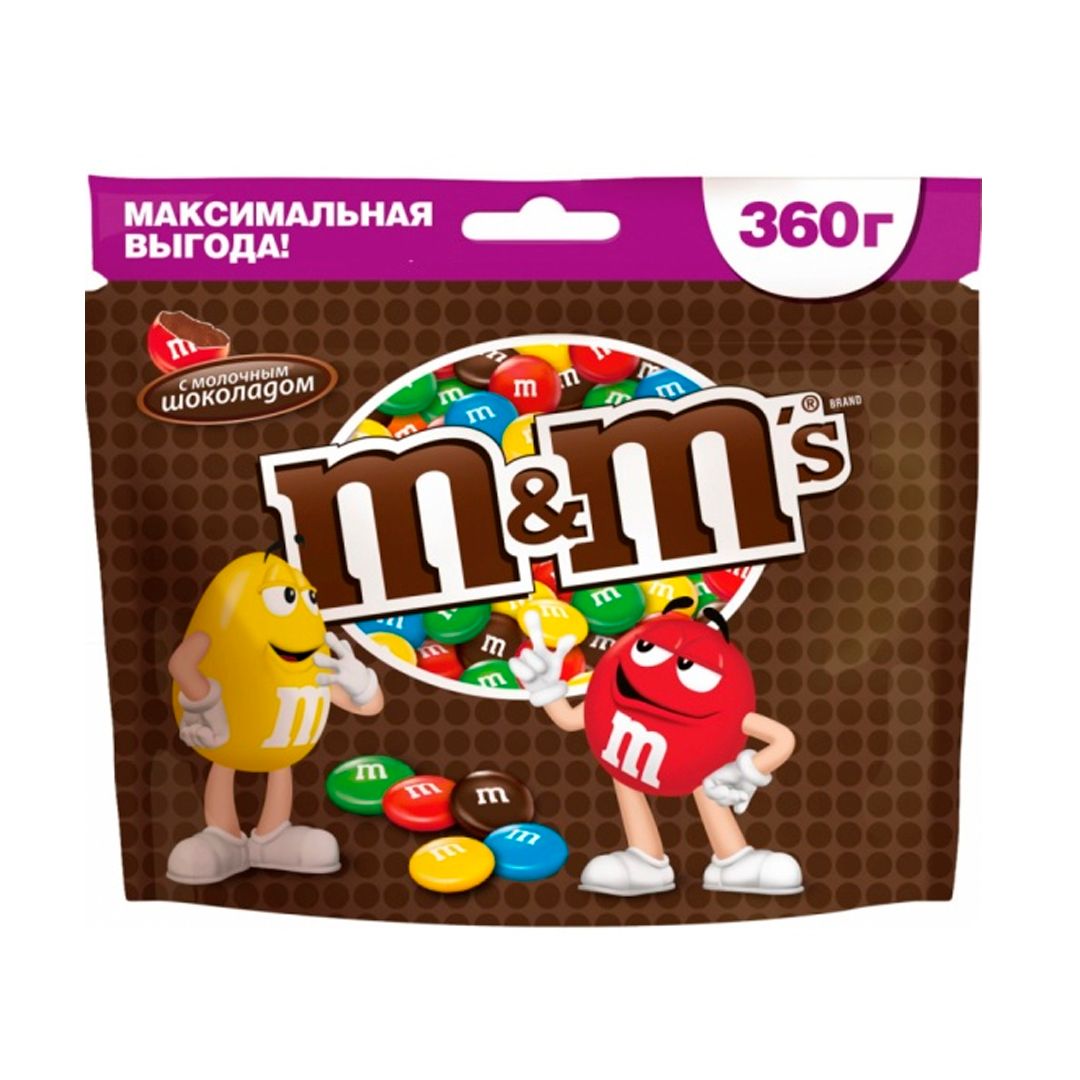 Шоколадные конфеты M&M's, 360 гр / Шоколад