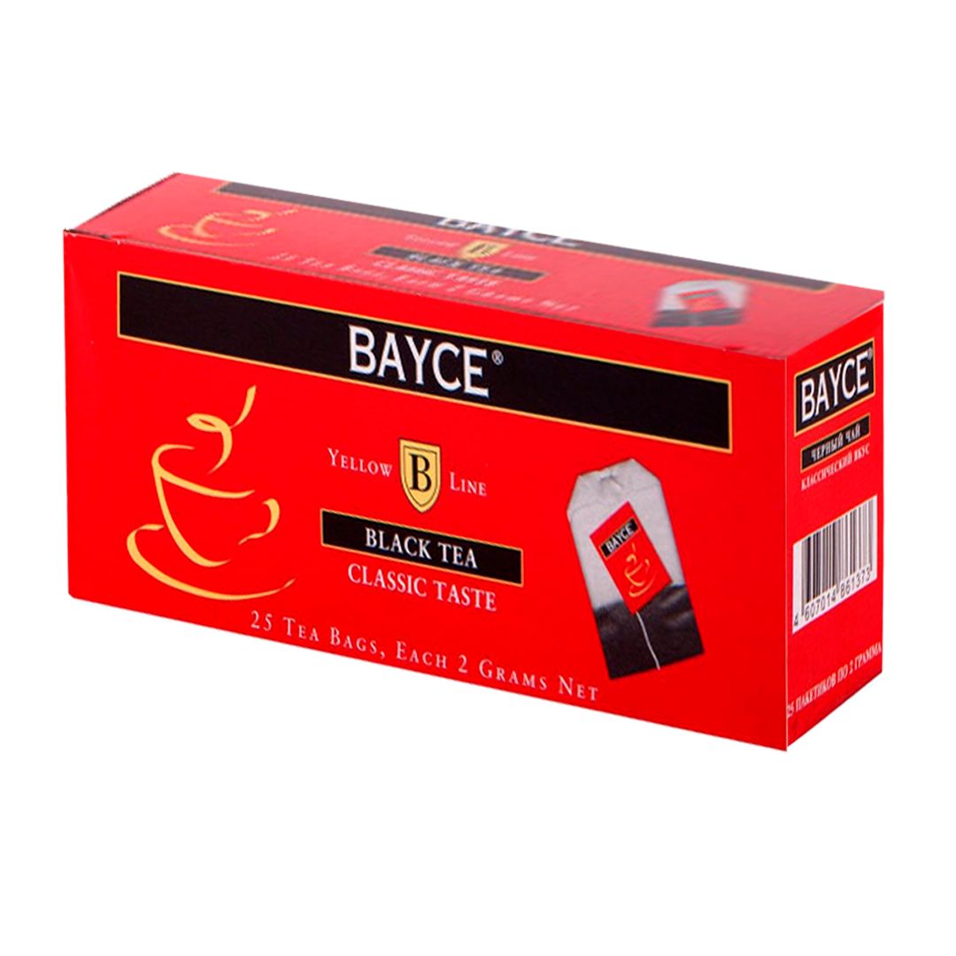 Чай Bayce, черный, 25 пакетиков / Чай пакетированный