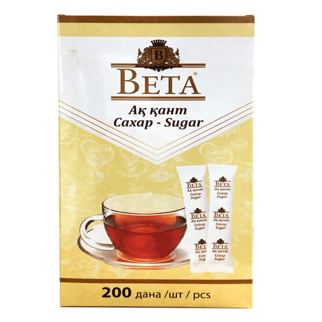 Қалташадағы қант Beta, 5 гр, 200 дана/қапт / Қант №2