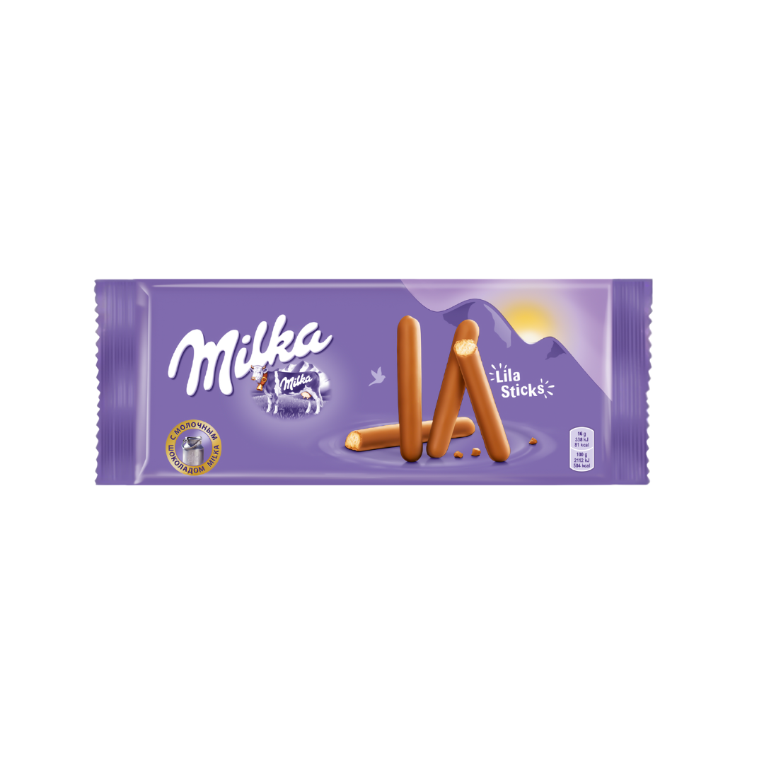 Печенье Milka "Lila Sticks", в молочном шоколаде, 112 гр / Печенье и пряники oe.kz Печенье Milka "Lila Sticks", в молочном шоколаде, 112 гр / Печенье и пряники