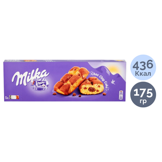 Бисквитное пирожное Milka, с шоколадной начинкой, 175 гр / Печенье, вафли, крекеры