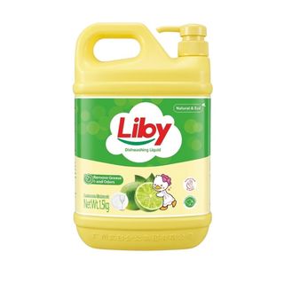 Ыдыс жууға арналған сұйықтық Liby "Лайм", 1500 мл / Тазалау құралдары