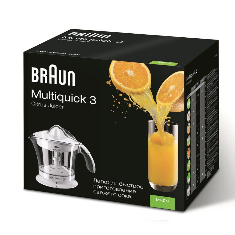Соковыжималкa Braun MPZ9, 1 л., белый / Прочая кухонная техника №2
