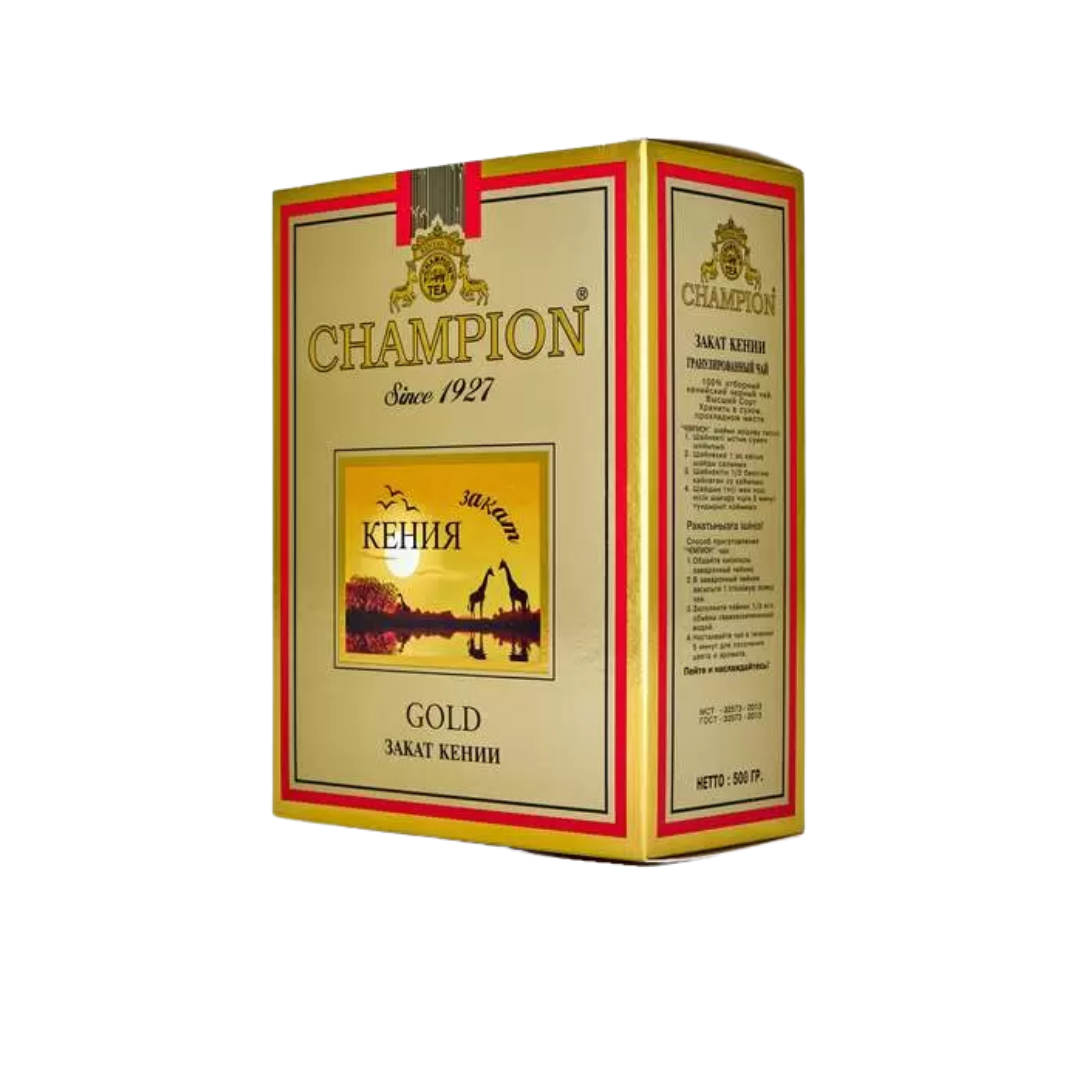 Шай Champion Gold "Кения күн батысы", 500 гр, түйіршіктелген, қара шай / Түйіршіктелген шай №3 oe.kz Шай Champion Gold "Кения күн батысы", 500 гр, түйіршіктелген, қара шай / Түйіршіктелген шай №3