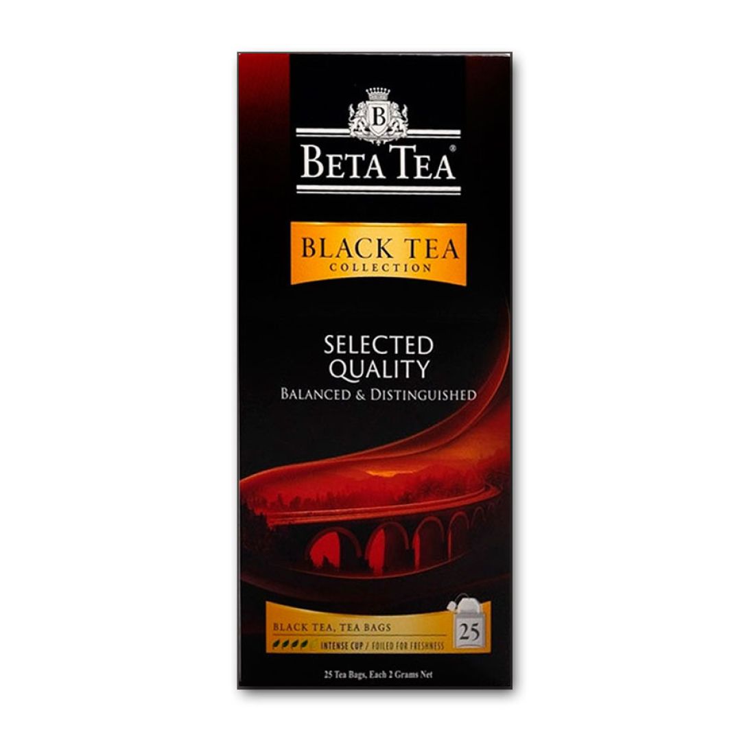 Чай Beta Tea "Selected Quality", черный, 25 пакетиков / Чай пакетированный