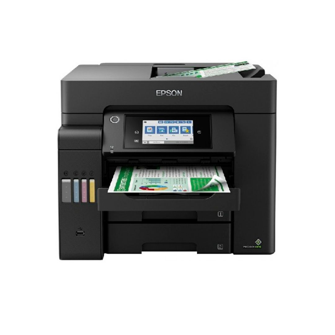 МФУ струйное цветное Epson L6550, А4, 4800*2400, 32 стр/мин, USB, Wi-Fi, факс / Струйные