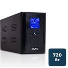 ИПБ SVC V-1200-L-LCD, 1200ВА/720Вт, черный