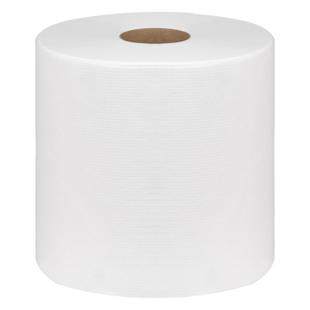 Полотенца бумажные OfficeClean "Professional", 2-х слойные, 180 м, белые, цена за рулон / Полотенца бытовые