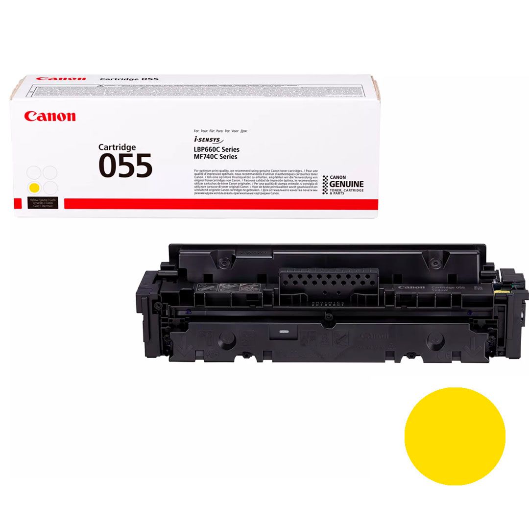 Картридж оригинальный Canon 055 Y для LBP660/MF740, желтый / null oe.kz Картридж оригинальный Canon 055 Y для LBP660/MF740, желтый / null