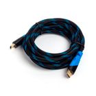 Интерфейсный кабель HDMI-HDMI SVC HR0300LB-P, 30В, 3 м, голубой