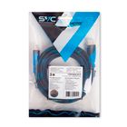 Интерфейсный кабель HDMI-HDMI SVC HR0300LB-P, 30В, 3 м, голубой