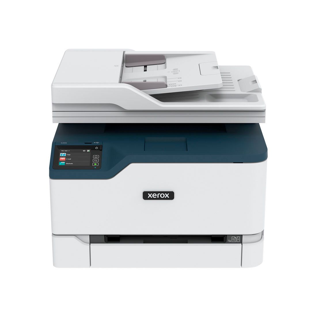 МФУ лазерное цветное Xerox C235DNI, А4, 600*600 dpi, USB 2.0, Ethernet, Wi-Fi / Лазерные цветные