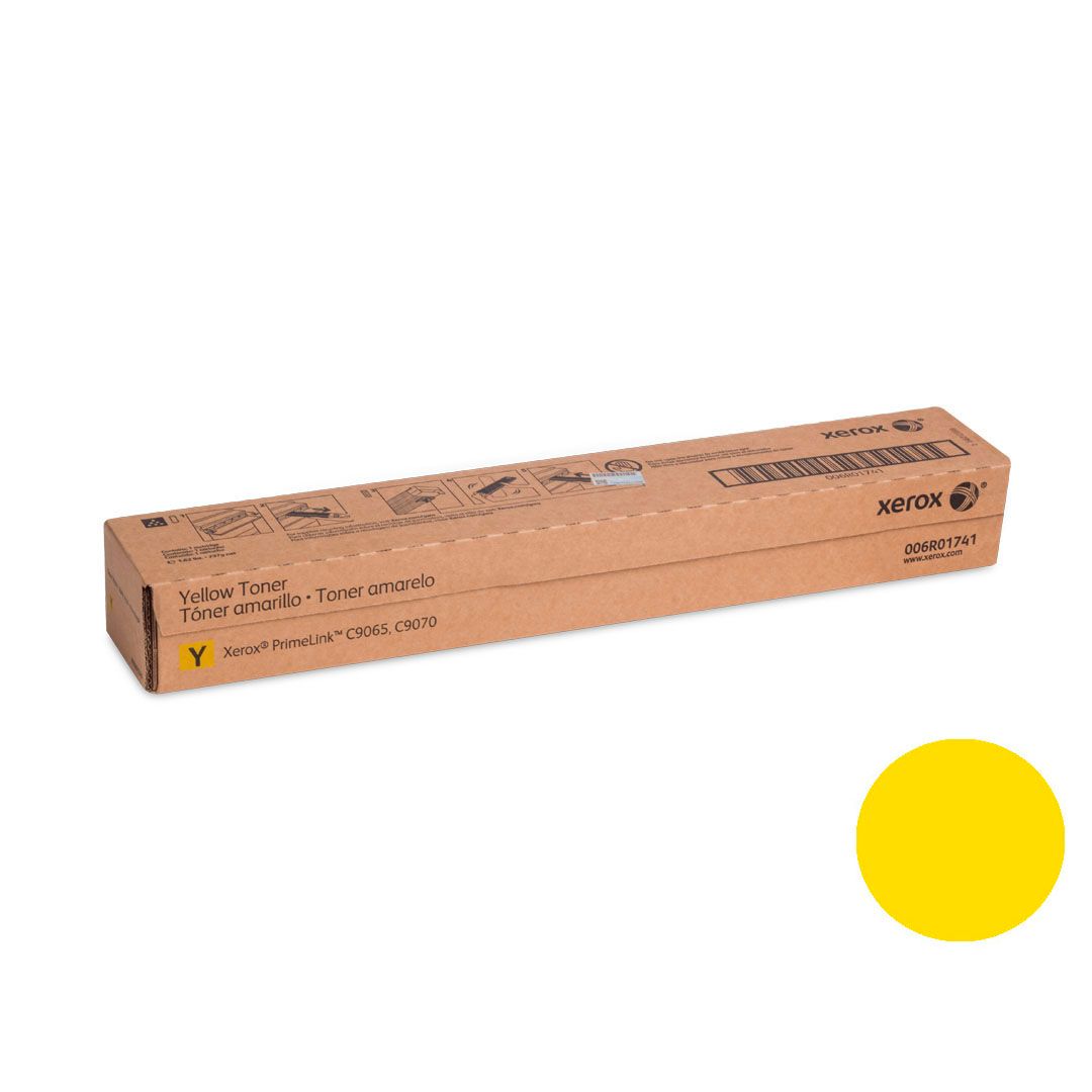 Тонер-картридж оригинальный Xerox 006R01741 для Xerox PrimeLink C9065/C9070, желтый / Тонер-картриджи
