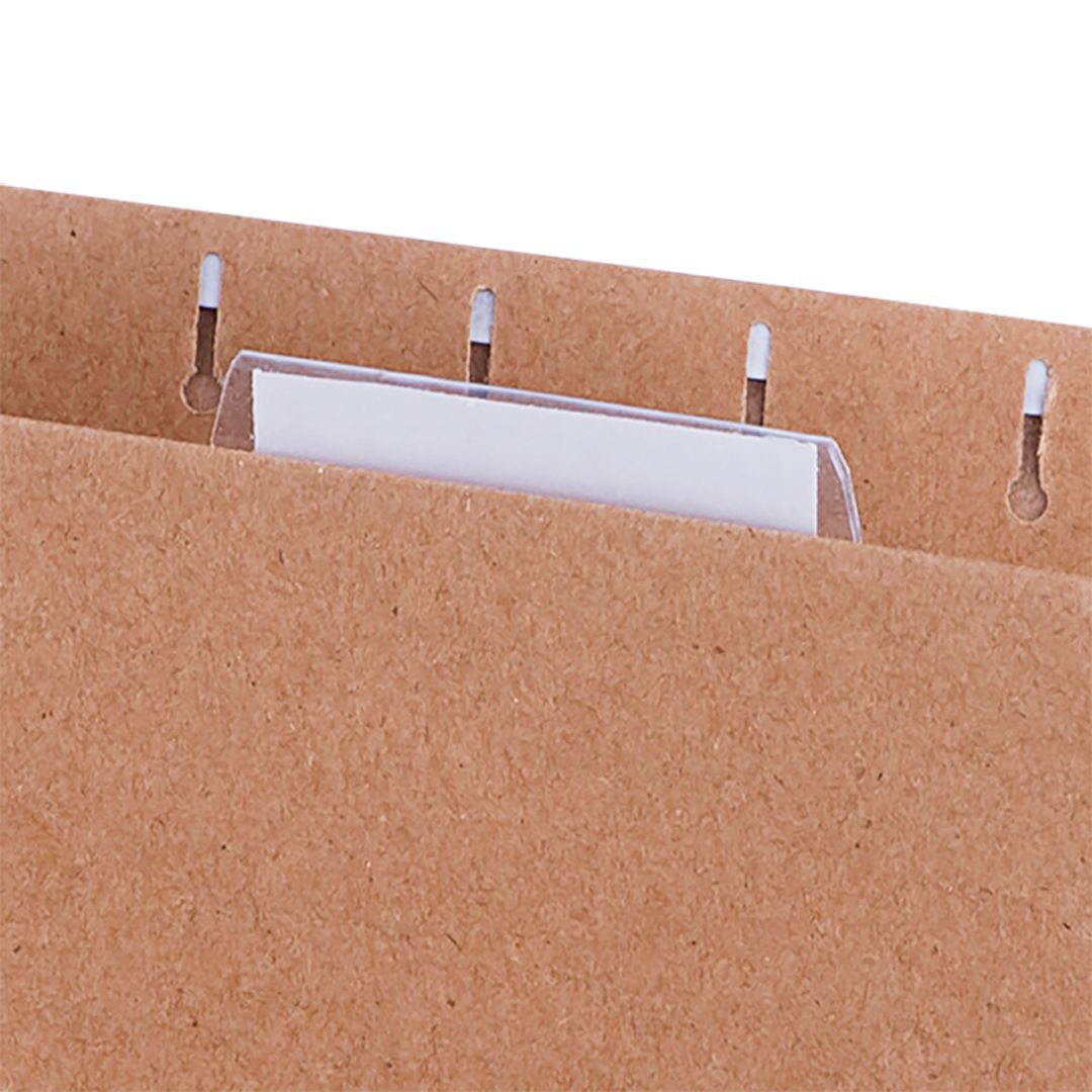 Папка подвесная OfficeSpace "Foolscap", А4 формат, светло-коричневая / Папки подвесные №3