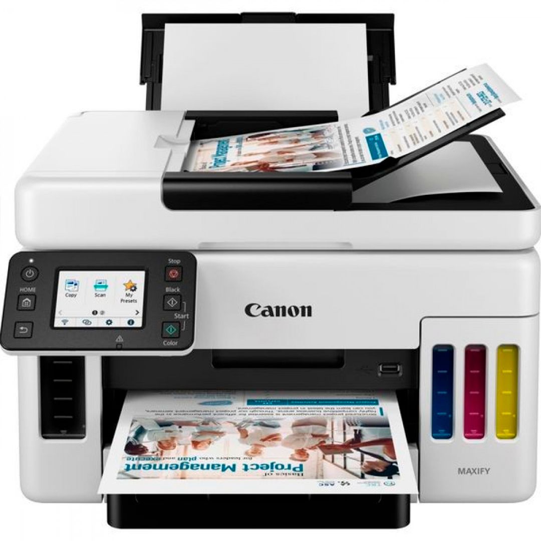 МФУ струйное цветное Canon MAXIFY GX6040, А4, 24 стр/мин, 1200*600 dpi, USB/LAN/WI-FI / Струйные №3 oe.kz МФУ струйное цветное Canon MAXIFY GX6040, А4, 24 стр/мин, 1200*600 dpi, USB/LAN/WI-FI / Струйные №3