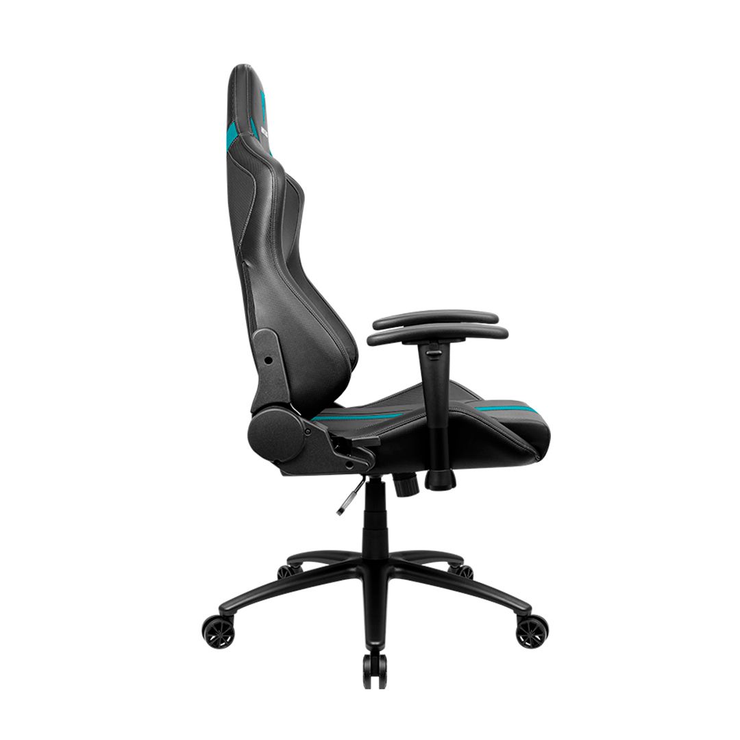 Игровое компьютерное кресло ThunderX3 YC3 BC, искусственная кожа, черно-голубой / Игровые кресла №2
