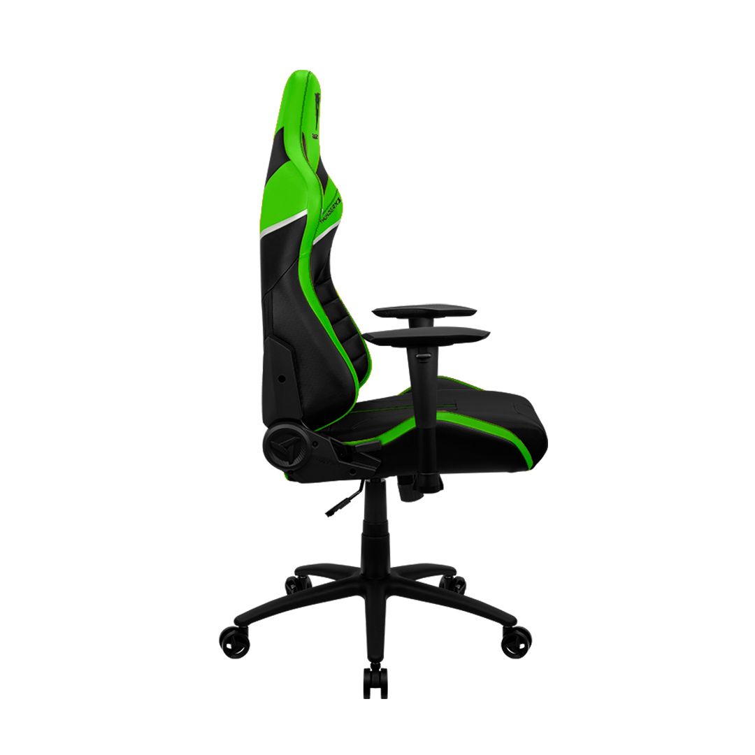 Игровое компьютерное кресло ThunderX3 TC3, искусственная кожа, черно-зеленый / Игровые кресла №2
