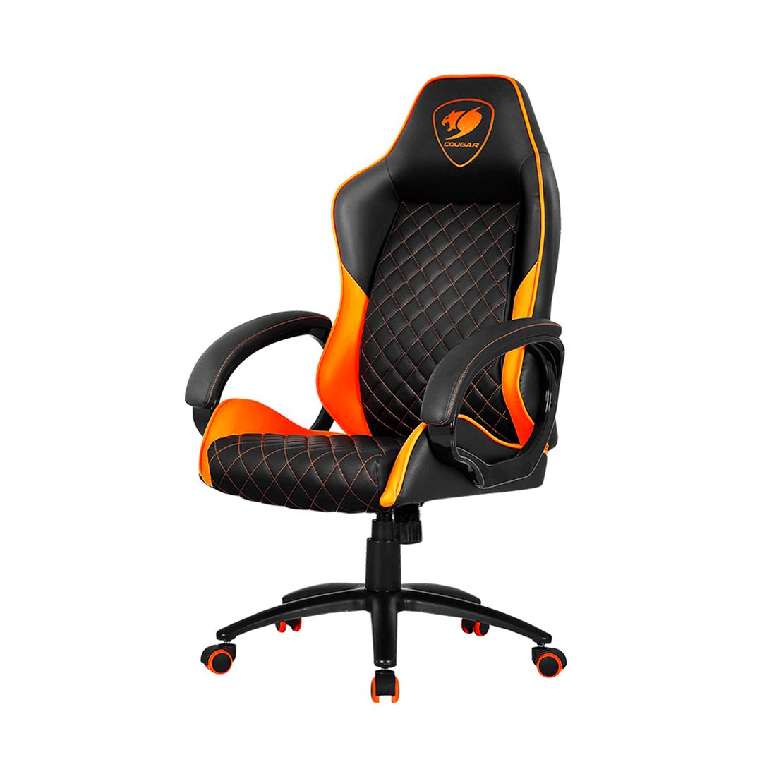 Игровое компьютерное кресло Cougar FUSION, искусственная кожа, черно-оранжевый / Игровые кресла №2