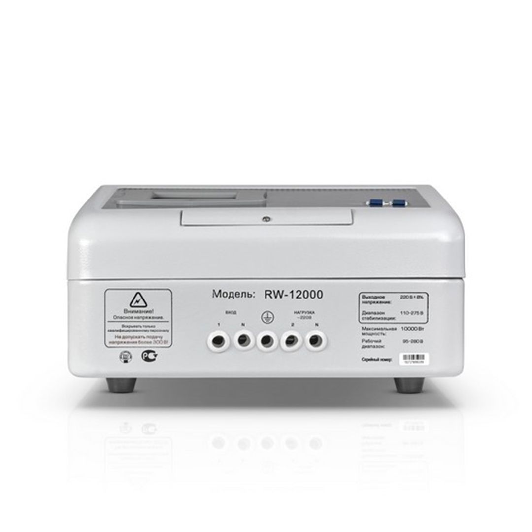 Стабилизатор напряжения SVC RW-12000, 12000ВА/10000Вт, серый / Источники бесперебойного питания №3