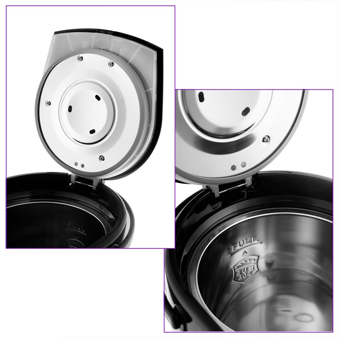 Термопот Kitfort КТ-2508-1,  металл/пластик, 4 литра, 2200–2600 Вт, черный / Термопоты	 №2