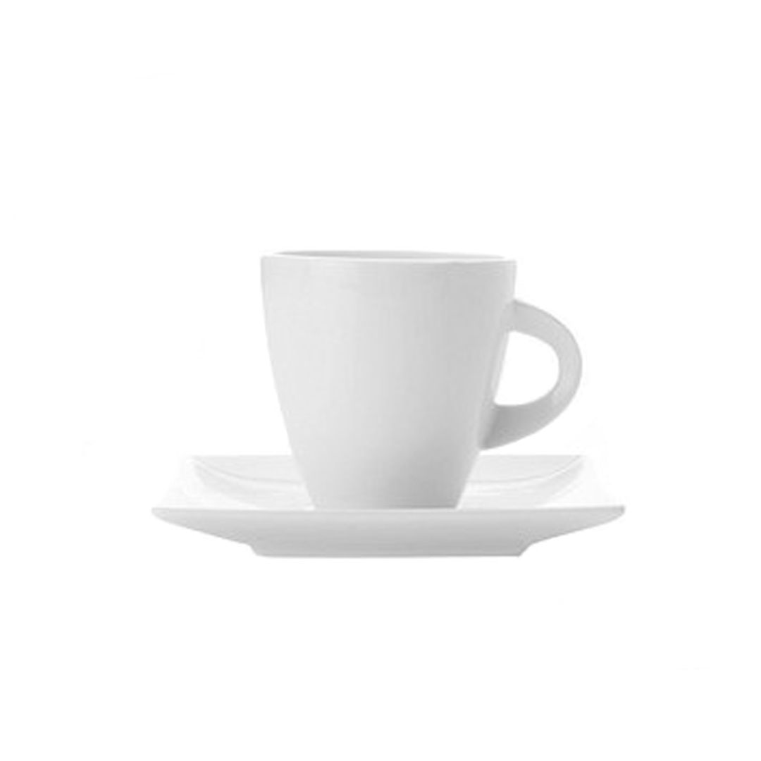 Чайная пара Maxwell & Williams, 320 мл, фарфор, белая / Посуда столовая oe.kz Чайная пара Maxwell & Williams, 320 мл, фарфор, белая / Посуда столовая