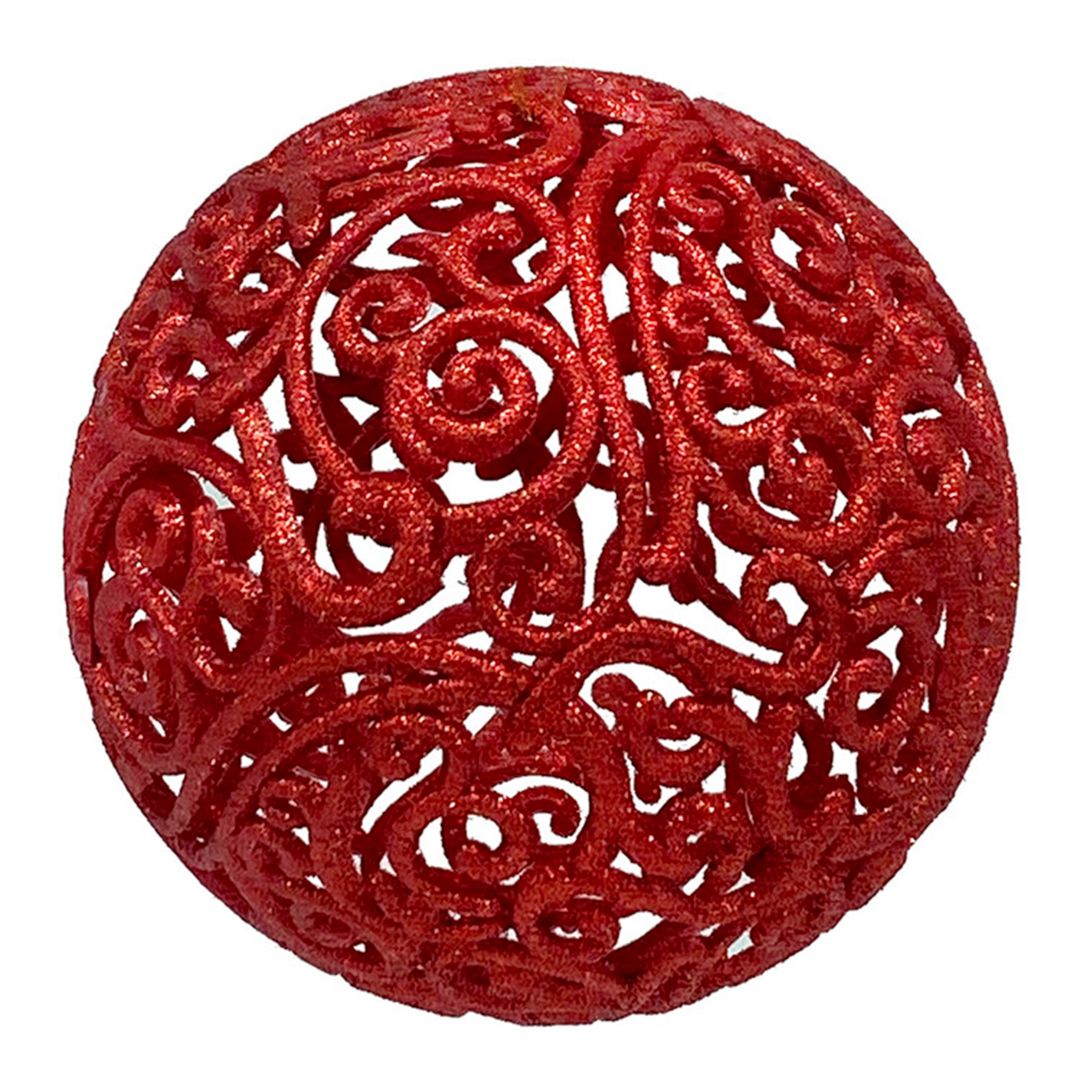 Шар ажурный пластиковый, 100 мм, ассорти, цена за штуку / Елочные украшения №2 oe.kz Шар ажурный пластиковый, 100 мм, ассорти, цена за штуку / Елочные украшения №2