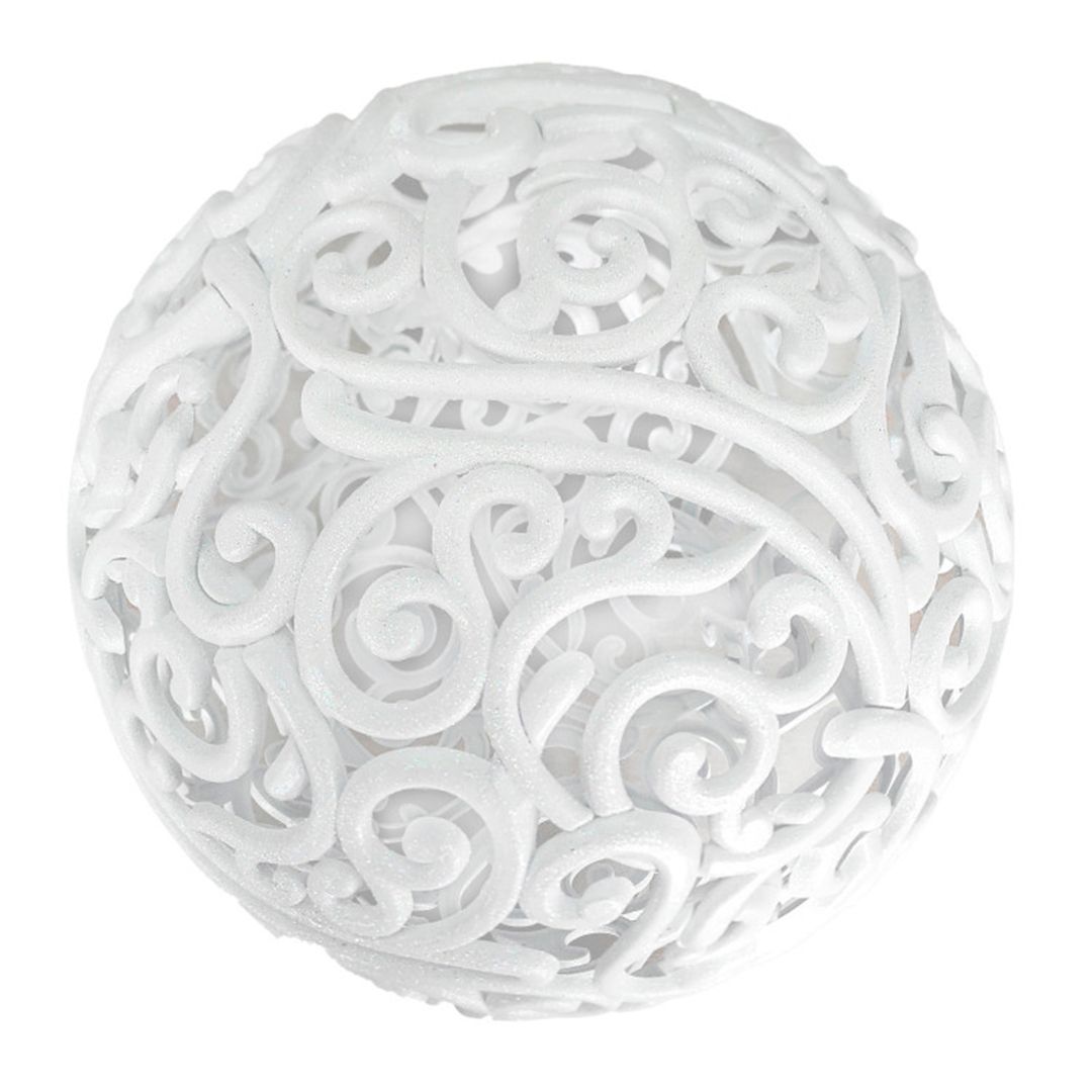 Шар ажурный пластиковый, 100 мм, ассорти, цена за штуку / Елочные украшения №7 oe.kz Шар ажурный пластиковый, 100 мм, ассорти, цена за штуку / Елочные украшения №7