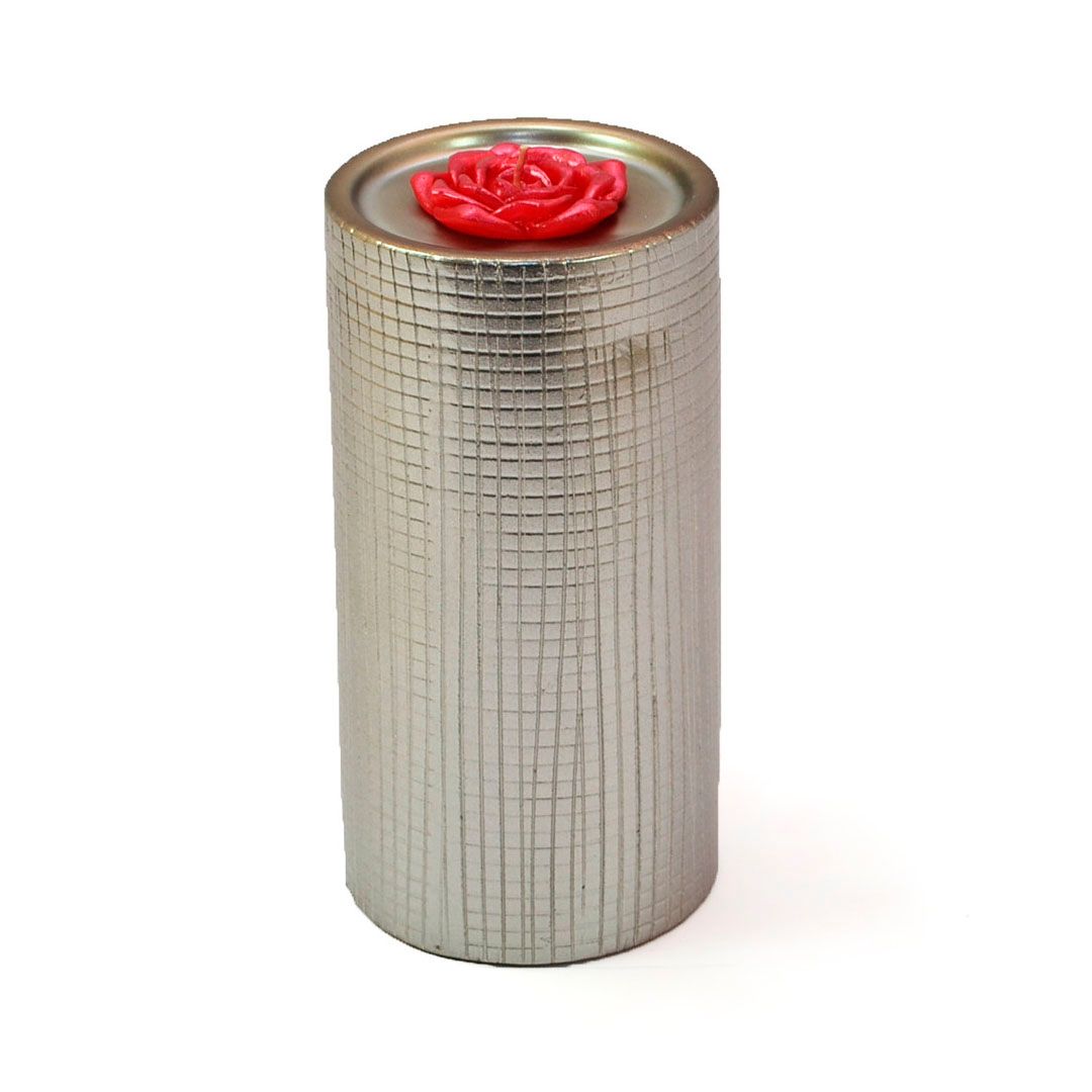 Декор подсвечник Колонна, керамический, серебро / Вешалки oe.kz Декор подсвечник Колонна, керамический, серебро / Вешалки