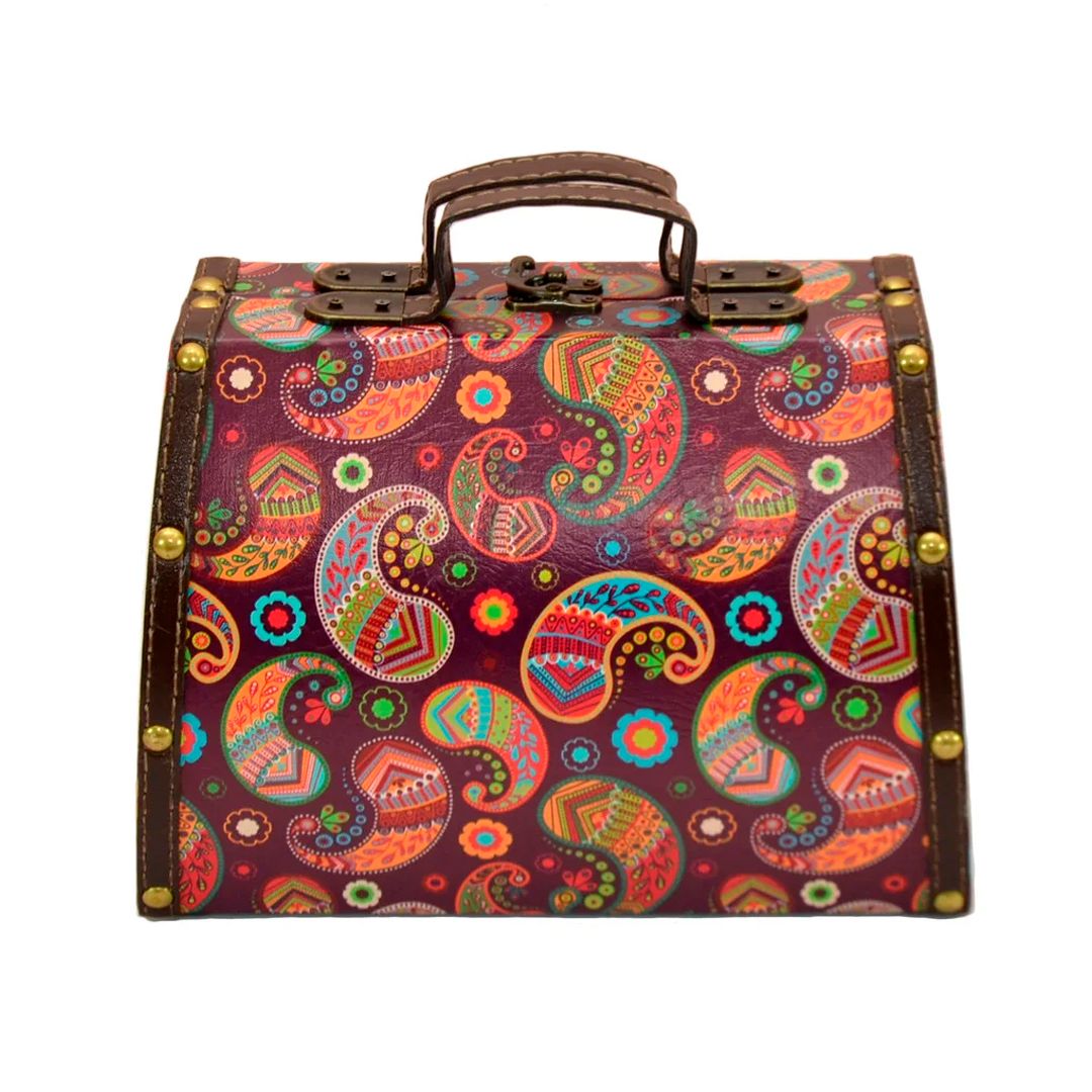 Шкатулка ярко-красочная, 24*16*17 см / Вешалки