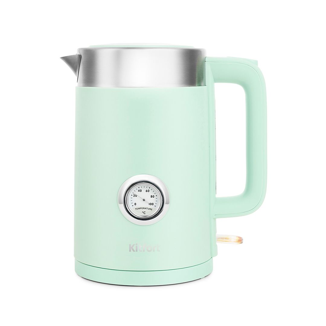 Электрический чайник Kitfort KT-659-2, 1,7 л, зеленый / Чайники	