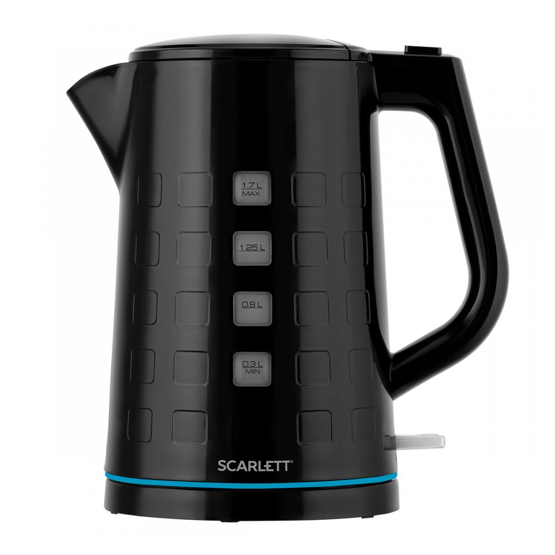 Электрический чайник Scarlett SC-EK18P61, 1,7 л, черный  / Чайники	