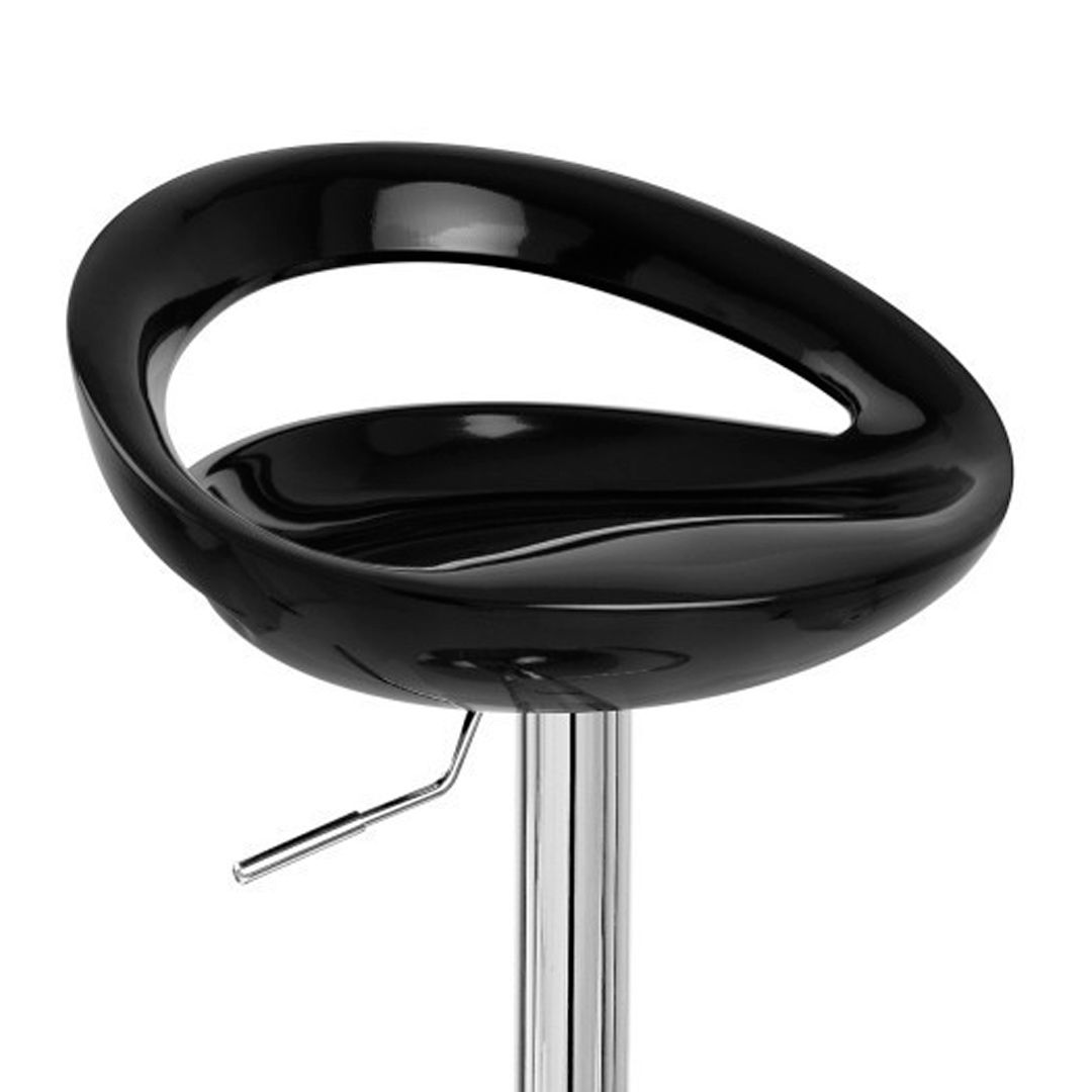 Стул барный Milos, пластик, хром, черный / Стулья №5