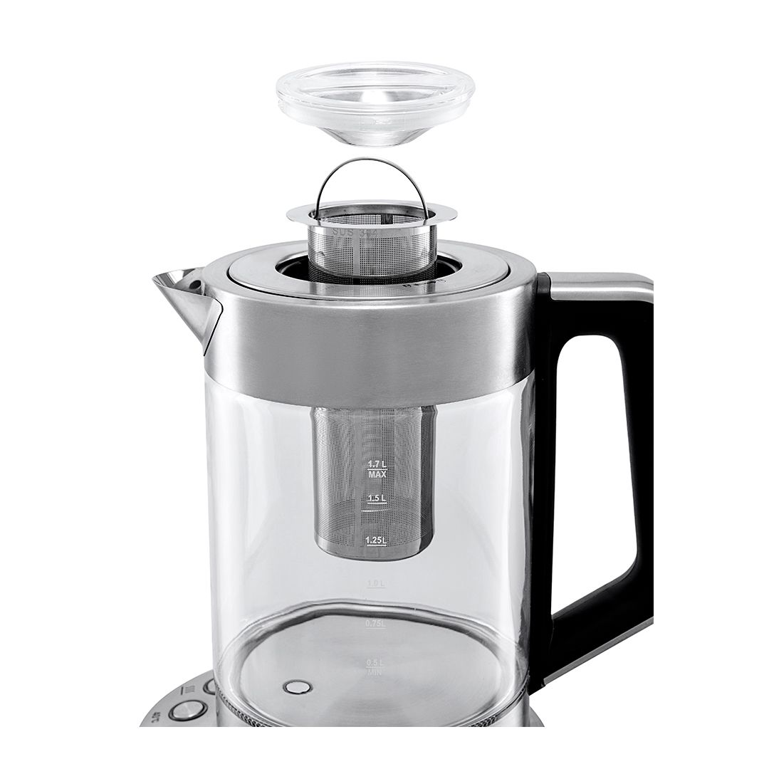 Электрический чайник Kitfort KT-622, 1,7 л, стекло, металл / Чайники	 №3