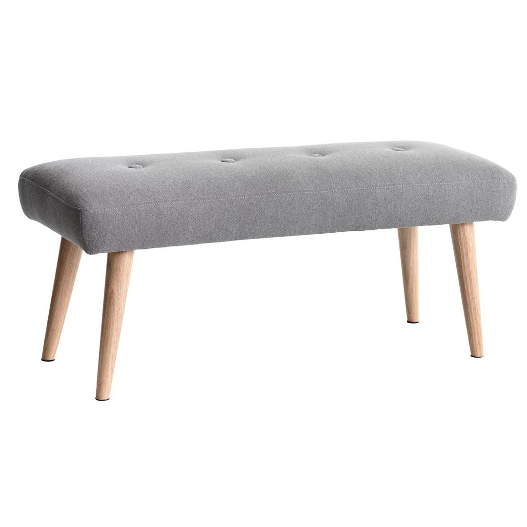 Скамья Egedal, ткань, серый / Стулья