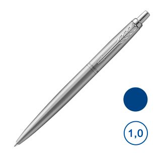 Шарлы қалам Parker "Jotter XL Monochrome 2020 Grey", 1 мм, көк сиялы / Премиум класты қаламдар