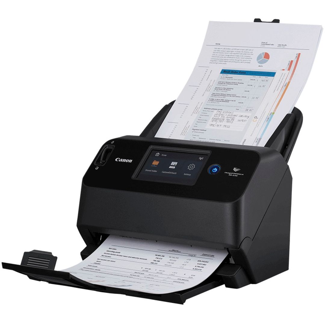 Сканер Canon imageFORMULA DR-S130, A4, 600*600 dpi, USB 3.2, Wi-Fi, CIS, протяжной / Сканеры